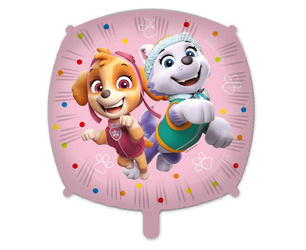  Foil balloon Paw Patrol pink Skye Everest with a weight, 46 cm