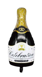 Balloon Foil - Bottle of Champagne, 44x86,5 cm