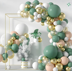 Balloon garland Eucalyptus, 116pcs