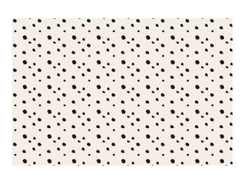 Dalmation Polka Dot Paper Tablecloth, 180 x 120 cm