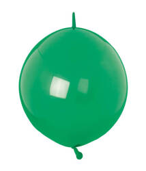 E-Link Latex Balloons Crystal Festive Green, 15cm, 100 pcs