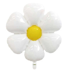 Foil balloon Daisy flower 66cm x 77,5cm