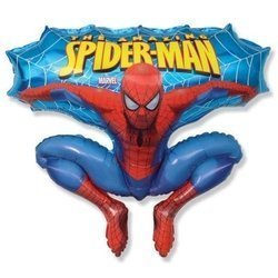 Foil balloon - Spiderman, 53 cm blue