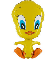 Foil balloon Yellow Twitty duck 75cm