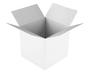Gift box Flap cardboard 65x65x65 cm, white, 5 pc.