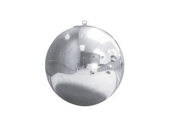 Inflatable ball, silver mirrored, 90cm 