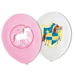 Latex Ballons Princess & Knight, 28cm, 6 pcs