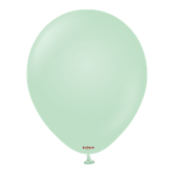 Latex Balloons Macaron Green, 13cm, 100 pcs.