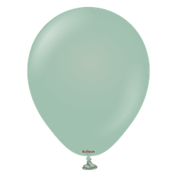 Latex Balloons Retro Winter Green, 45cm, 25 pcs.