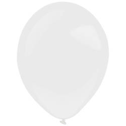 Latex balloons Decorator Frosty White 35 cm, 50 pcs.