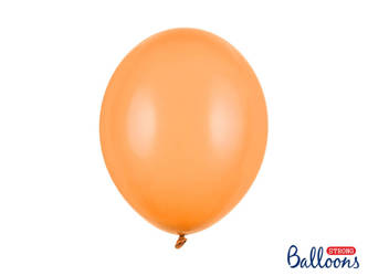 Latex balloons Strong orange, Pastel Bright Orange, 30cm, 100pcs