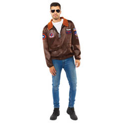 Outfit, Costume Disguise Top Gun Jacket Size S