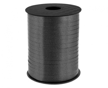 Plastic ribbon, black, 5mm / 458m