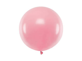 Round balloon, Pastel Baby Pink, 60 cm, 1 pcs