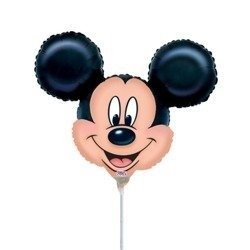 The foil balloon - Mickey Mouse Miki, on the stick 30 cm