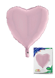The foil balloon - pastel pink, Heart 46 cm Grabo