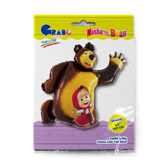 Ballons/Ballon en aluminium Masha & Bear:105cm