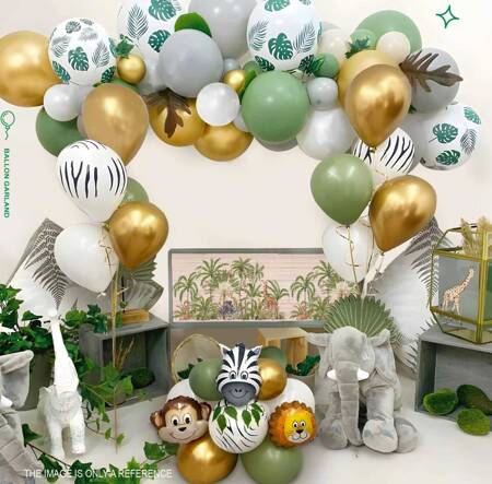 Balloon garland, Safari, 78 pcs 