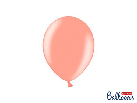 Balloons Strong, Metallic Rose Gold , 23cm, 100 pcs