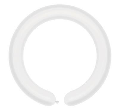 Balloons for Modeling 260, Tube Animator, White, 115 cm 100 pcs.