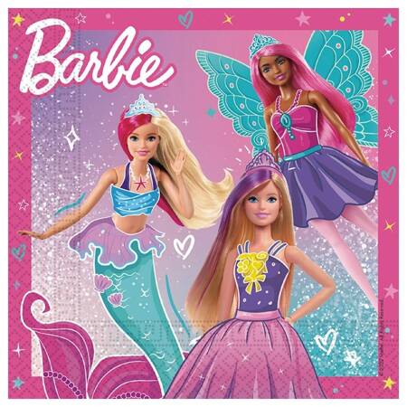 Barbie napkins, 20 pcs.