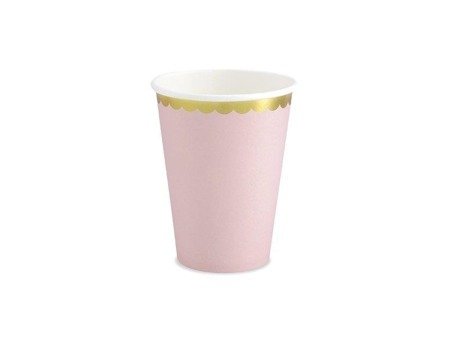 Cups, bright pink, 220ml (1 op. / 6 pcs.)
