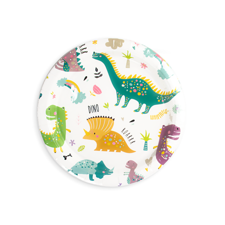 Cups in dinosaurs, 6 pcs.