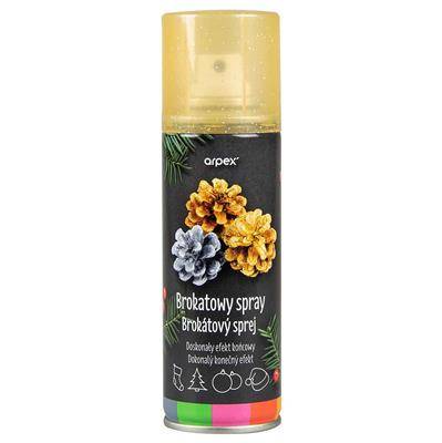 Decorative glitter spray, gold, 100 ml