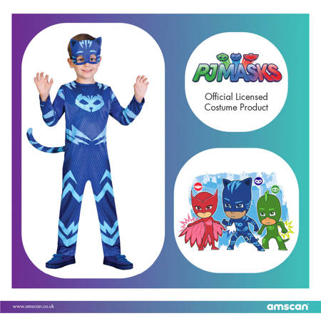 Dress, Costume Disguise Pidżamersi PJ Masks Catboy Kotboy 3-4 years