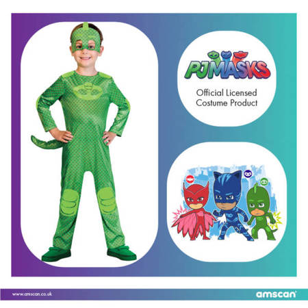 Dress, Costume Disguise Pidżamersi PJ Masks Gekko 5-6 years