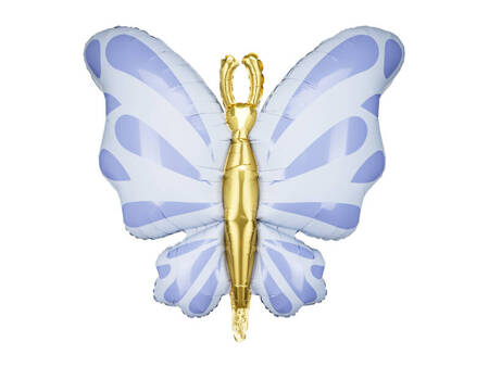 Foil Balloon Butterfly, Blue, 69x69 cm