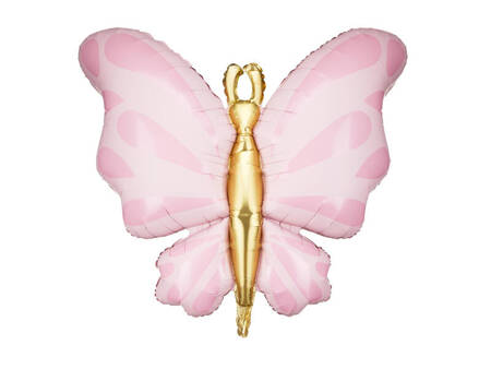 Foil Balloon Butterfly, Pink, 69x69 cm