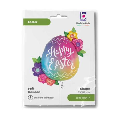 Foil Balloon - Happy Easter Easter egg 89cm