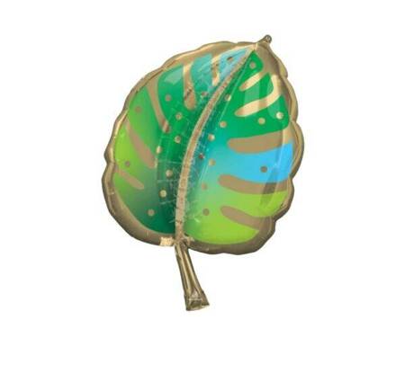 Foil Balloon - Monstera Leaf, 76x63cm,