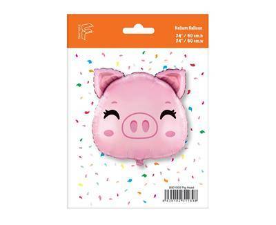 Foil balloon Flexmetal pig 60 cm