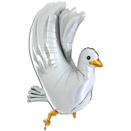 Foil balloon - Pigeon 3D wedding 94cm, Grabo