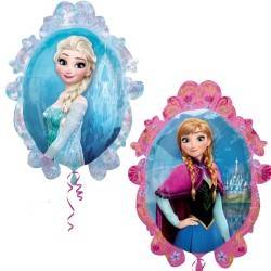 Foil balloon Round Ice Land Frozen Anna and Elsa, 70 cm