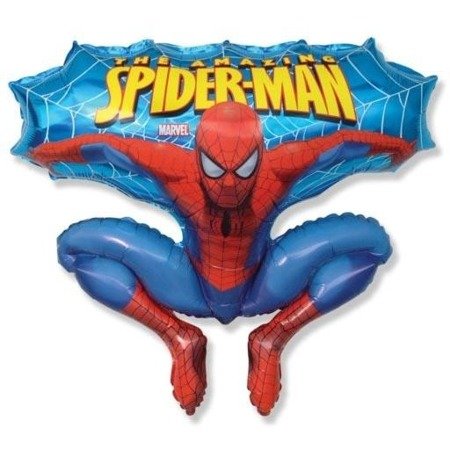 Foil balloon - Spiderman, 53 cm blue