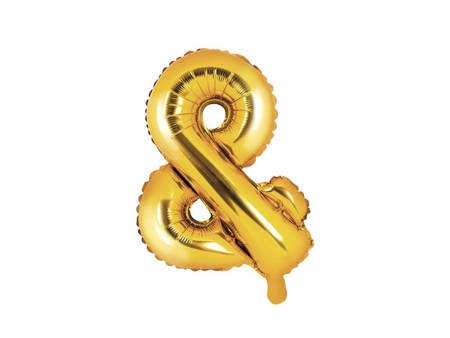 Foil balloon sign & 35cm, gold