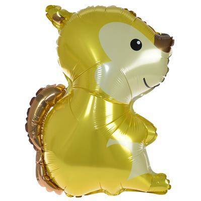 Foil balloon squirrel, forest animals 40 cm