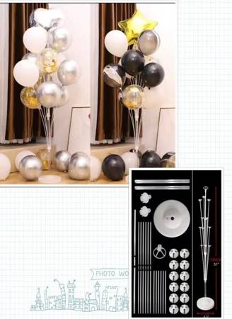 Frame, a bouquet stand with 13 balloons, 130 cm