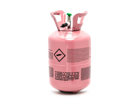 Helium cylinder bottle, pink, for 30 balloons