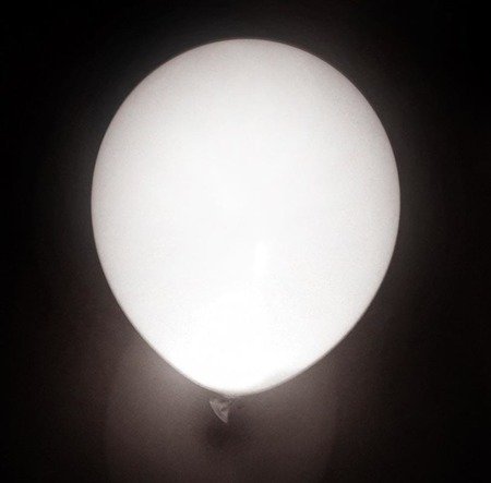LED light balloon, white 1 pc.