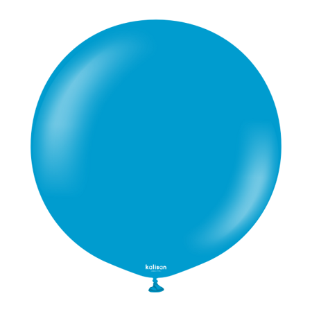 Latex Balloons Caribbean Blue, 45cm, 25 pcs.