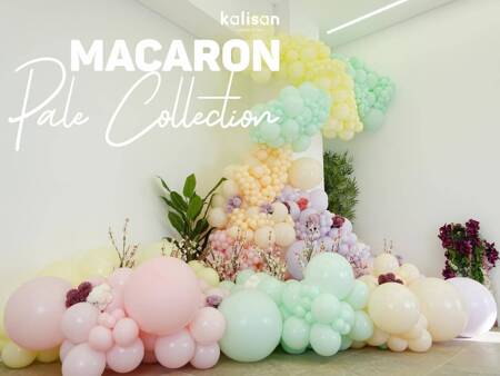 Latex Balloons Kalisan Macaron Pale Pink, 45cm, 1 pcs.