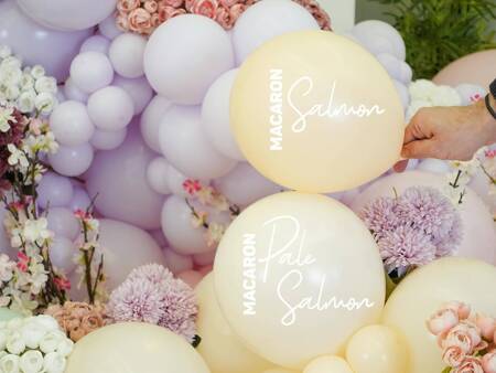 Latex Balloons Kalisan Macaron Pale Salmon, 30cm, 100 pcs.