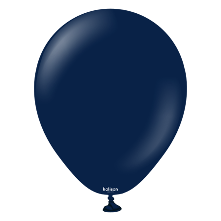 Latex Balloons Kalisan Standard Navy, 30cm, 100 pcs.