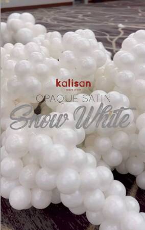 Latex Balloons Snow White, 30cm, 50 pcs.