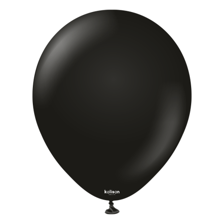 Latex Balloons Standard Black, Kalisan 45cm, 1 pcs.