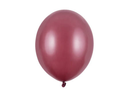 Latex balloons Decorator Metallic burgundy 12cm, 100 pcs